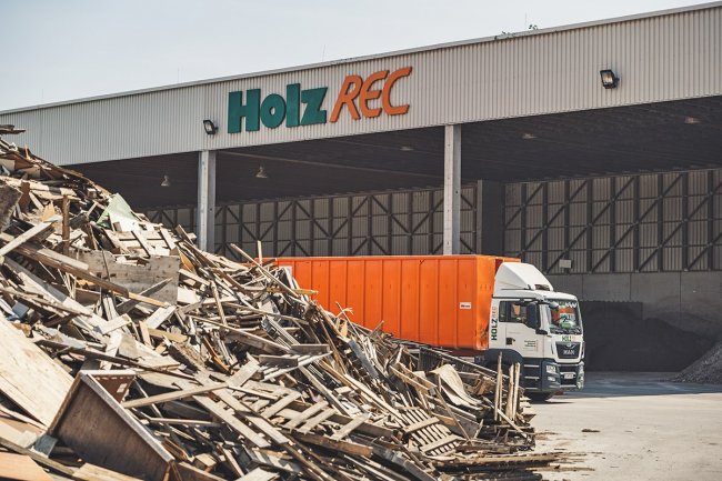 Holzrecycling bei HolzREC in Herzogenburg